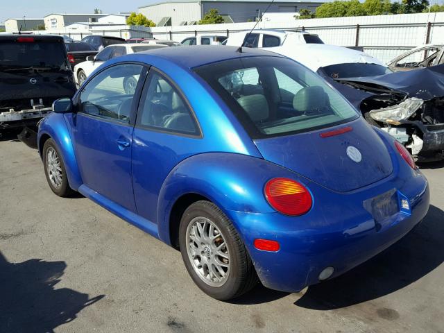 3VWCK31C94M408983 - 2004 VOLKSWAGEN NEW BEETLE 蓝色 照片 3