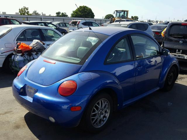 3VWCK31C94M408983 - 2004 VOLKSWAGEN NEW BEETLE 蓝色 照片 4