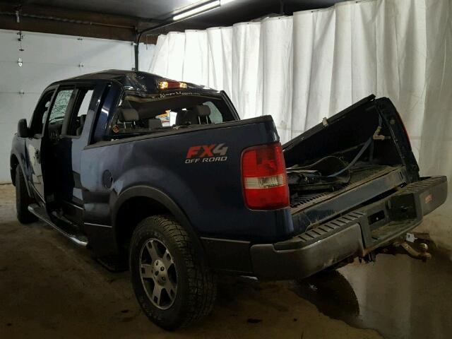 1FTPX14V57FA41320 - 2007 FORD F150 BLUE photo 3