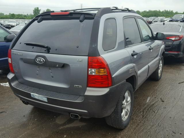 KNDJF723957119070 - 2005 KIA NEW SPORTA GRAY photo 4