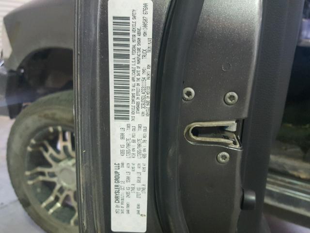 3C6UD5DL4CG311154 - 2012 DODGE RAM 2500 S BROWN photo 10