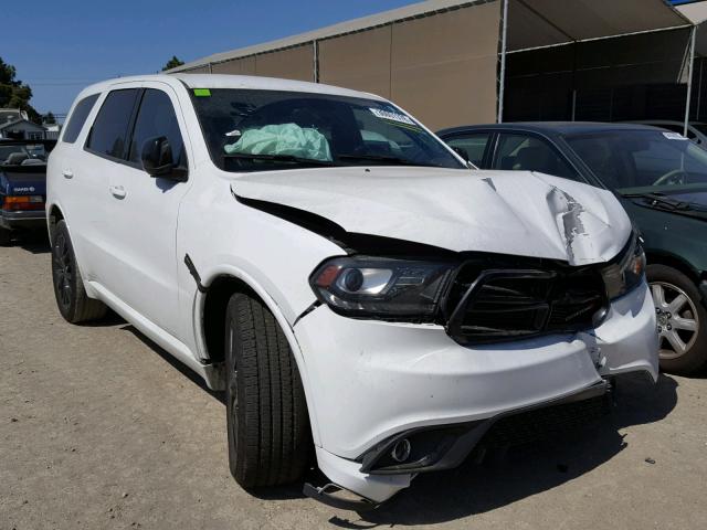 1C4SDHCT0FC937472 - 2015 DODGE DURANGO R/ WHITE photo 1