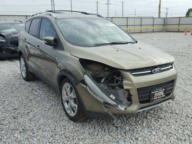 1FMCU0J98DUD86465 - 2013 FORD ESCAPE TIT GREEN photo 1