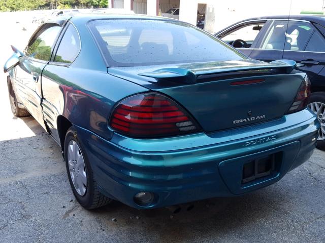 1G2NE12T6XM815444 - 1999 PONTIAC GRAND AM S 绿色 照片 3