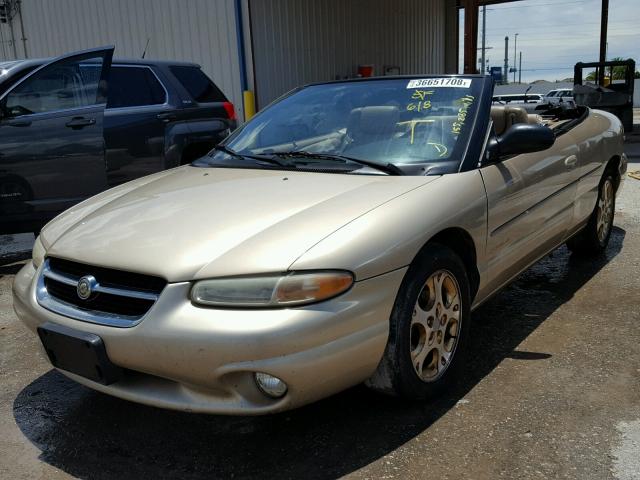 3C3EL55H2WT279752 - 1998 CHRYSLER SEBRING JX GOLD photo 2