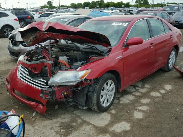 4T1BB46K19U110592 - 2009 TOYOTA CAMRY RED photo 2