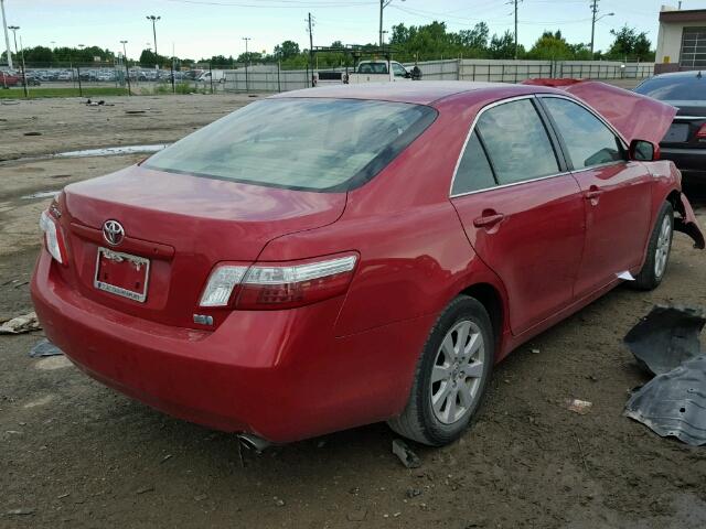 4T1BB46K19U110592 - 2009 TOYOTA CAMRY RED photo 4