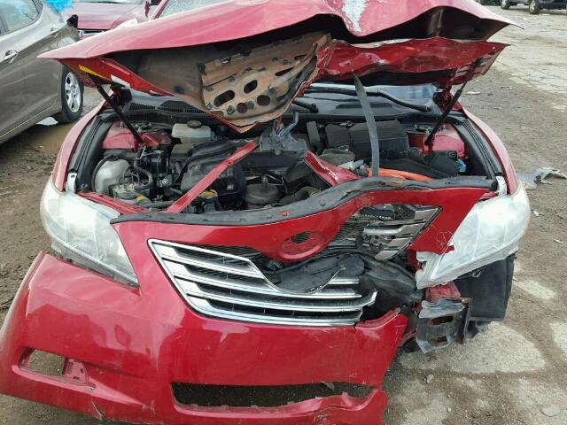 4T1BB46K19U110592 - 2009 TOYOTA CAMRY RED photo 9