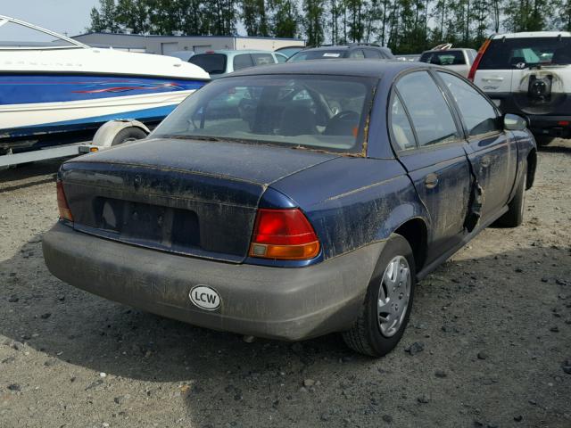 1G8ZF5284XZ336174 - 1999 SATURN SL BLUE photo 4