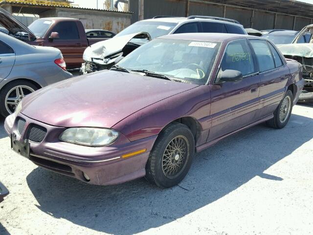 1G2NE52T9TM516340 - 1996 PONTIAC GRAND AM S RED photo 2