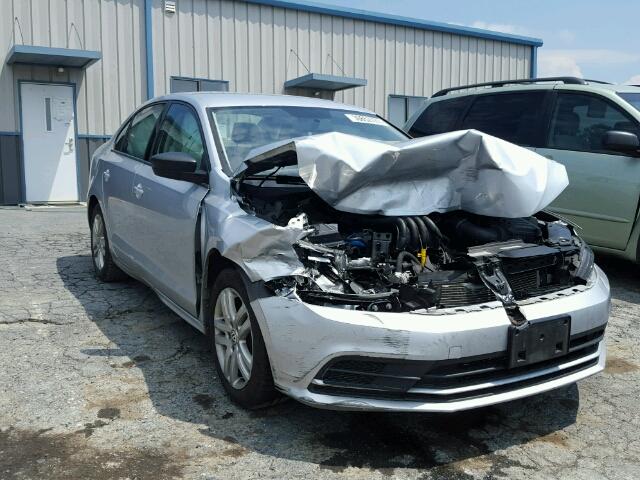 3VW2K7AJ4FM230856 - 2015 VOLKSWAGEN JETTA BASE SILVER photo 1