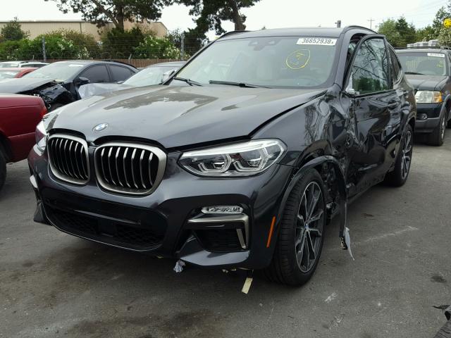 5UXTS3C5XJ0Y97036 - 2018 BMW X3 XDRIVE3 CHARCOAL photo 2