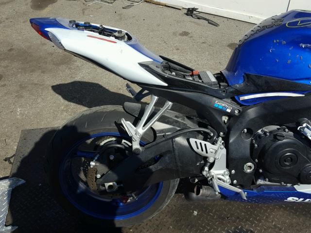 JS1GN7EA682109566 - 2008 SUZUKI GSX-R600 BLUE photo 6