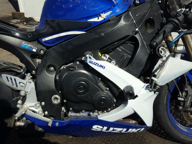 JS1GN7EA682109566 - 2008 SUZUKI GSX-R600 BLUE photo 7