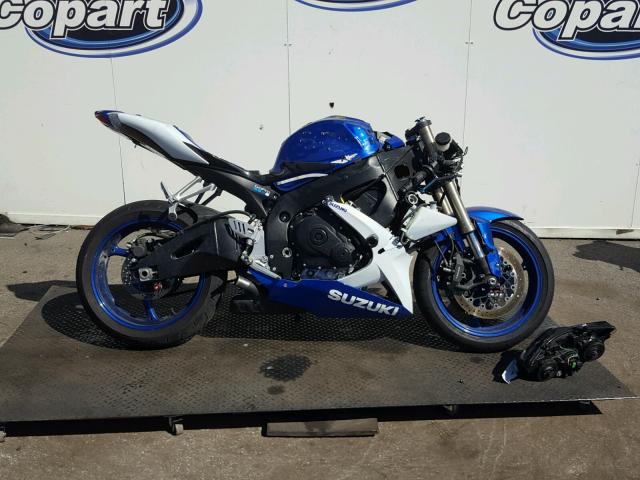 JS1GN7EA682109566 - 2008 SUZUKI GSX-R600 BLUE photo 9