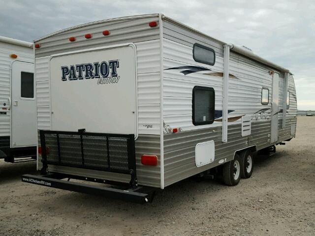 4X4TCKD29BK013343 - 2011 WILDWOOD PATRIOT WHITE photo 4