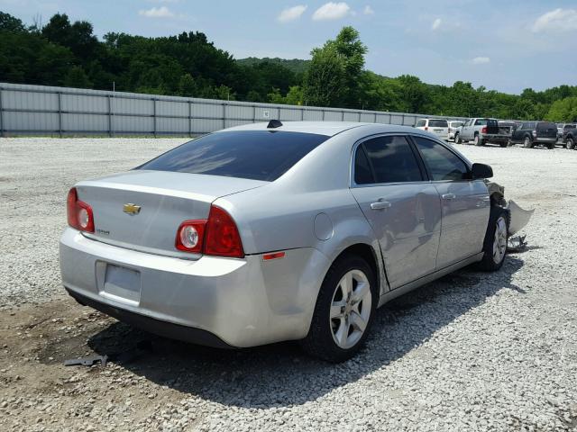 1G1ZB5E09CF214258 - 2012 CHEVROLET MALIBU LS Gümüş foto 4