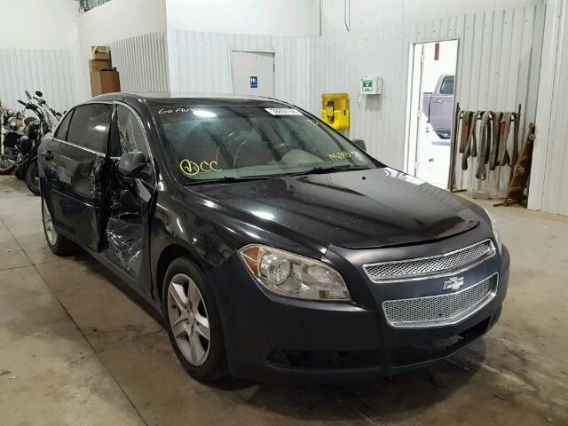 1G1ZB5E00CF196393 - 2012 CHEVROLET MALIBU LS BLACK photo 1
