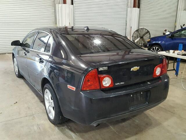 1G1ZB5E00CF196393 - 2012 CHEVROLET MALIBU LS BLACK photo 3