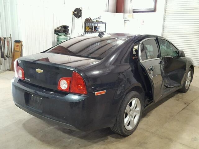 1G1ZB5E00CF196393 - 2012 CHEVROLET MALIBU LS BLACK photo 4