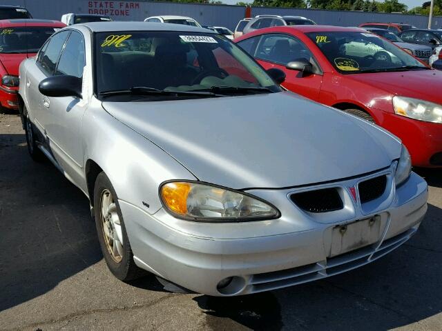 1G2NF52E73M538206 - 2003 PONTIAC GRAND AM S SILVER photo 1