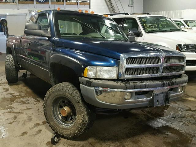 1B7KF23651J512027 - 2001 DODGE RAM 2500 BLUE photo 1