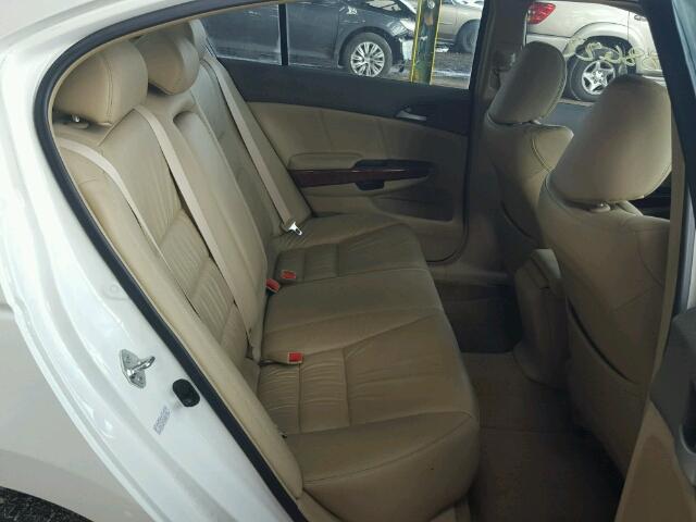 1HGCP36888A068450 - 2008 HONDA ACCORD EXL WHITE photo 6