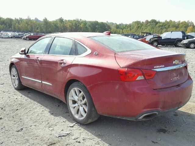 1G1155SL6FU101094 - 2015 CHEVROLET IMPALA LTZ RED photo 3