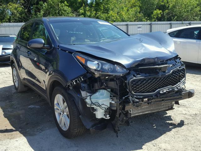 KNDPM3AC1H7215158 - 2017 KIA SPORTAGE L BLUE photo 1