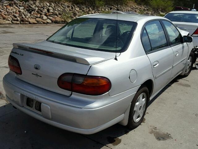 1G1NE52J816229656 - 2001 CHEVROLET MALIBU LS SILVER photo 4