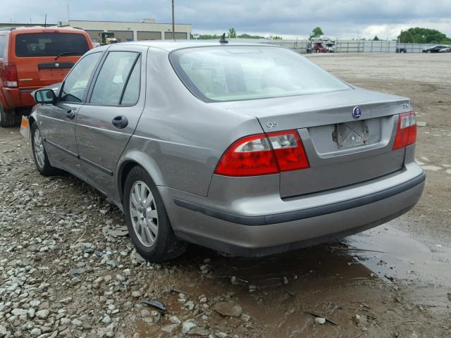 YS3EB49E823012736 - 2002 SAAB 9-5 LINEAR GRAY photo 3