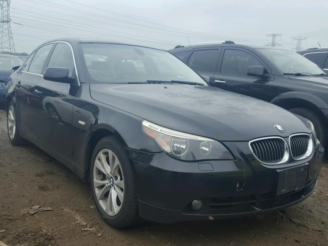 WBANF33567CW70865 - 2007 BMW 525 XI أسود صورة 1