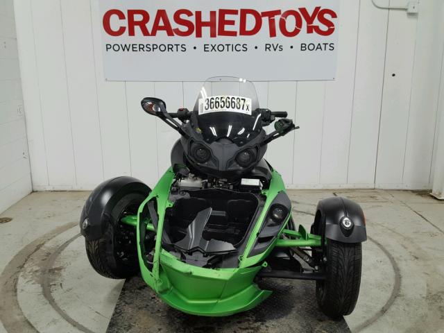 2BXJANA15CV000678 - 2012 CAN-AM SPYDER ROA GREEN photo 2