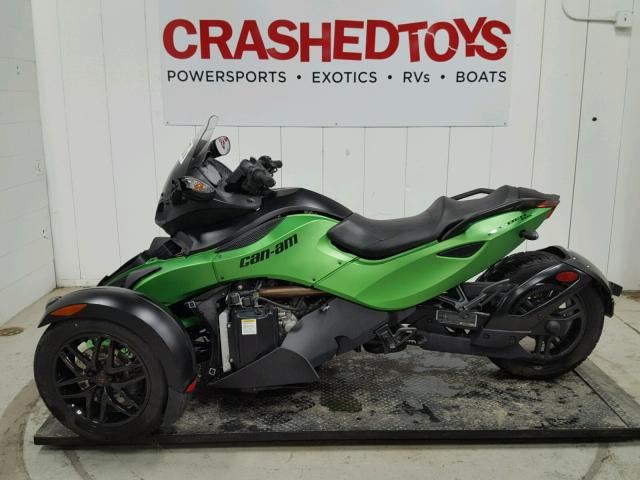 2BXJANA15CV000678 - 2012 CAN-AM SPYDER ROA GREEN photo 3