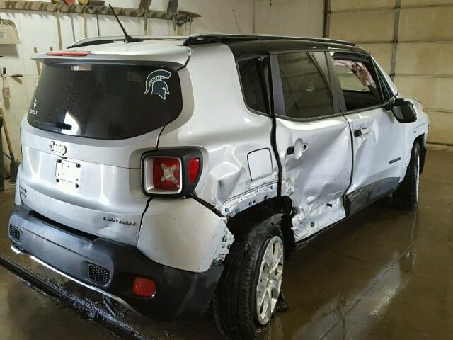 ZACCJBDT1FPB90646 - 2015 JEEP RENEGADE L SILVER photo 4