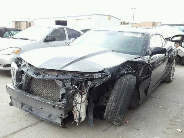 2G1FK1EJ5B9108112 - 2011 CHEVROLET CAMARO BLACK photo 2