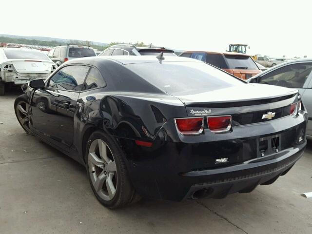 2G1FK1EJ5B9108112 - 2011 CHEVROLET CAMARO BLACK photo 3