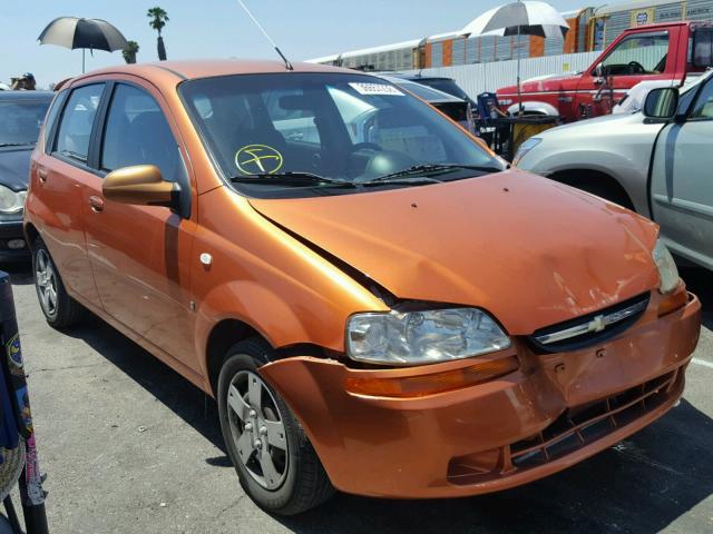 KL1TD66697B781946 - 2007 CHEVROLET AVEO BASE Қызғылт сары фото 1