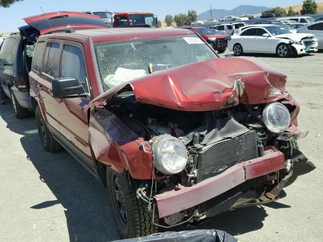 1C4NJPBB5ED886732 - 2014 JEEP PATRIOT SP RED photo 1