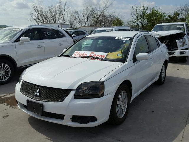 4A32B2FF9BE023533 - 2011 MITSUBISHI GALANT FE WHITE photo 2