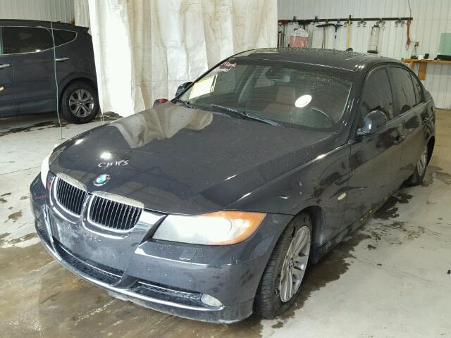 WBAVC93577KX54369 - 2007 BMW 328 BLACK photo 2