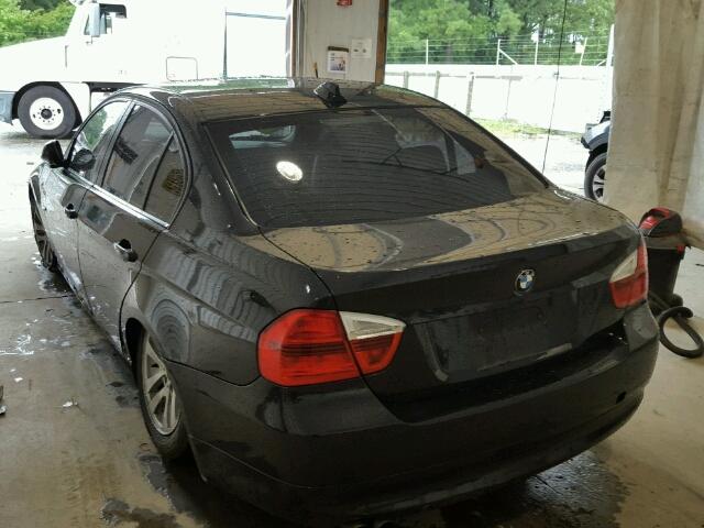WBAVC93577KX54369 - 2007 BMW 328 BLACK photo 3