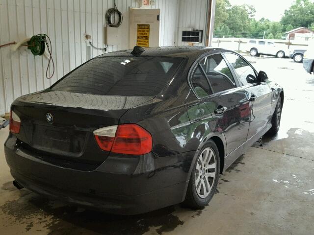 WBAVC93577KX54369 - 2007 BMW 328 BLACK photo 4
