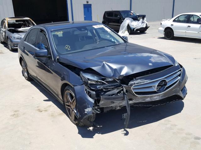 WDDHF5KB1EA807003 - 2014 MERCEDES-BENZ E 350 BLUE photo 1