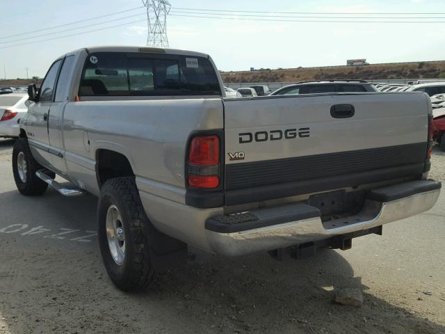 3B7HC13Z4YG120742 - 2000 DODGE RAM 1500 SILVER photo 3