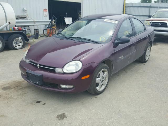 1P3ES46CXYD862140 - 2000 PLYMOUTH NEON BASE 紫色 照片 2