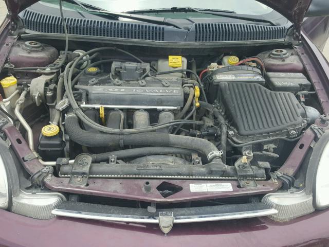 1P3ES46CXYD862140 - 2000 PLYMOUTH NEON BASE 紫色 照片 7