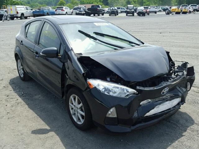 JTDKDTB34E1069393 - 2014 TOYOTA PRIUS C BLACK photo 1