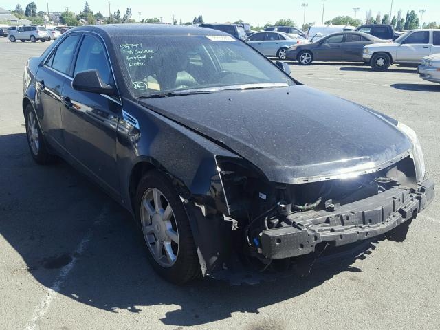 1G6DF577980172297 - 2008 CADILLAC CTS BLACK photo 1