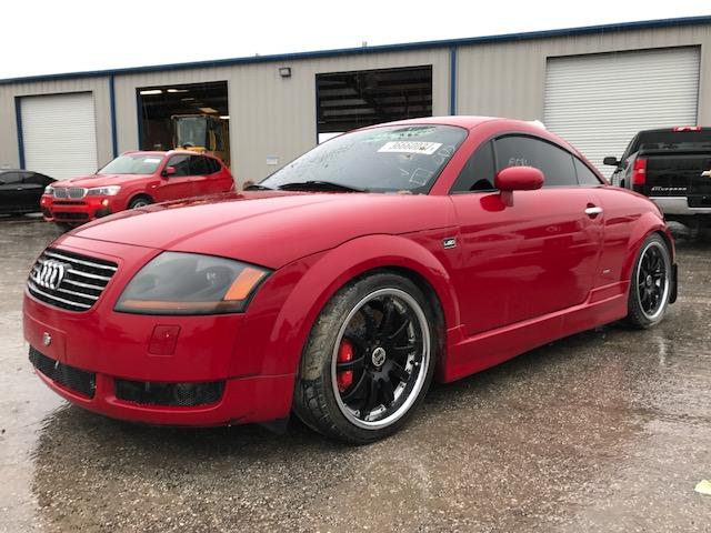 TRUWT28N621014999 - 2002 AUDI TT QUATTRO RED photo 2